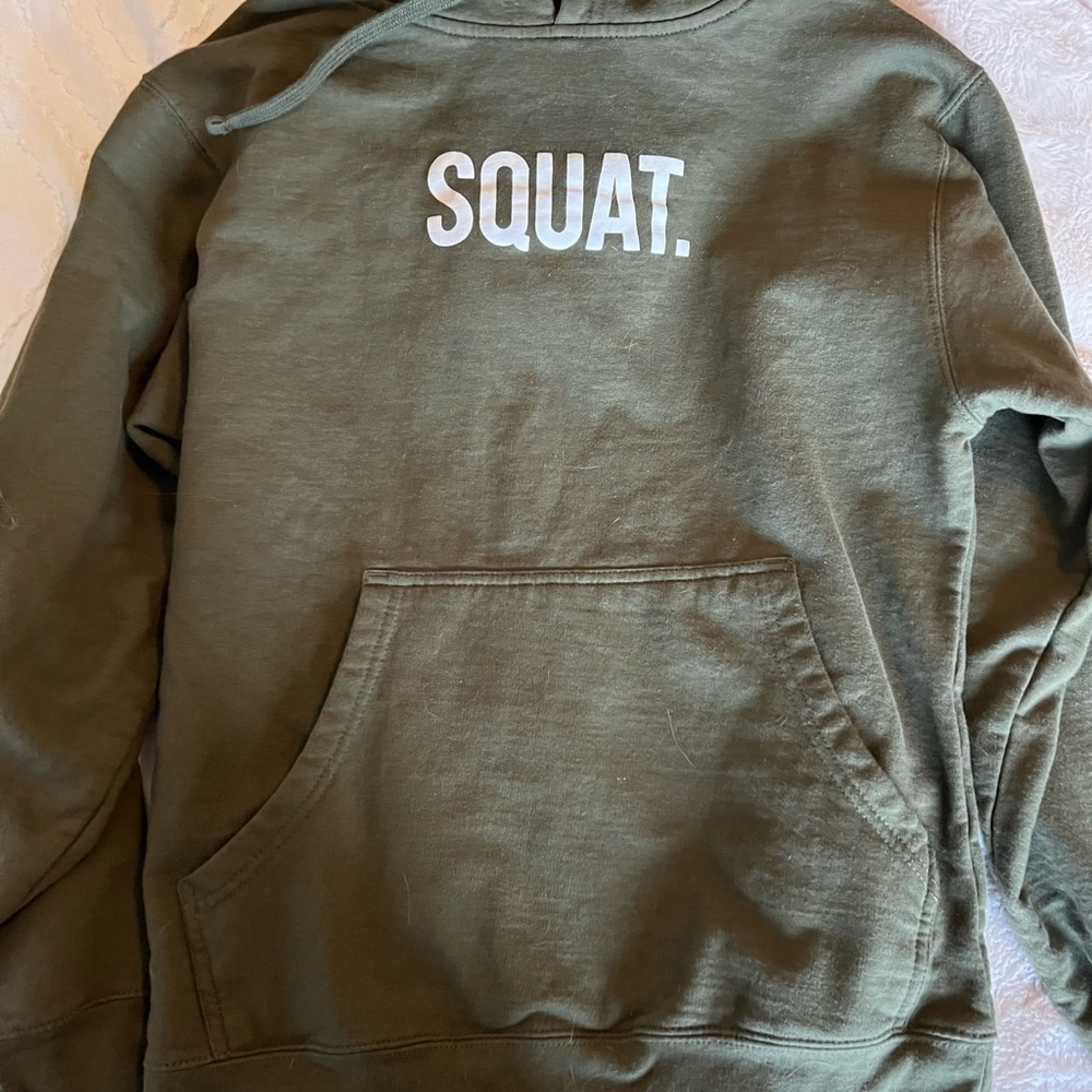 Size small squat hoodie.